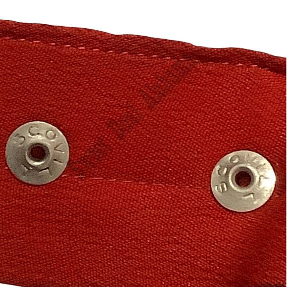 Scovill Vietnam Era Military Scarf, Red, 18.75"L x 7.5"W (18" Max Neck) - Picture 5 of 6